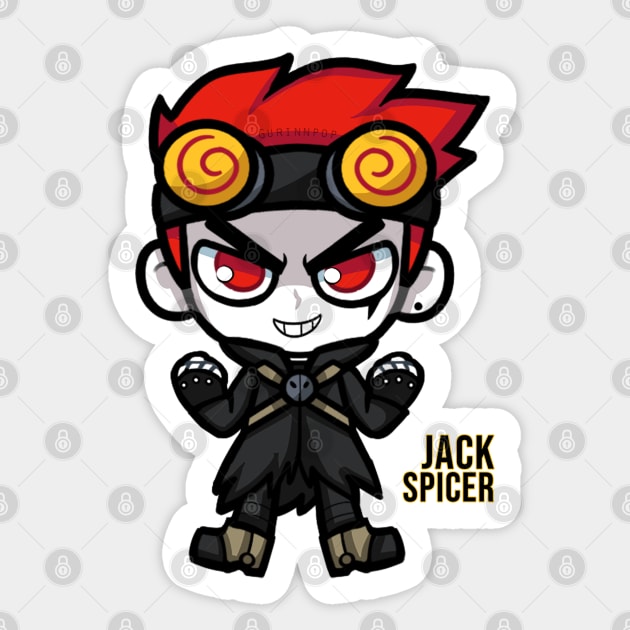 Jack Spicer Sticker by Gurinn